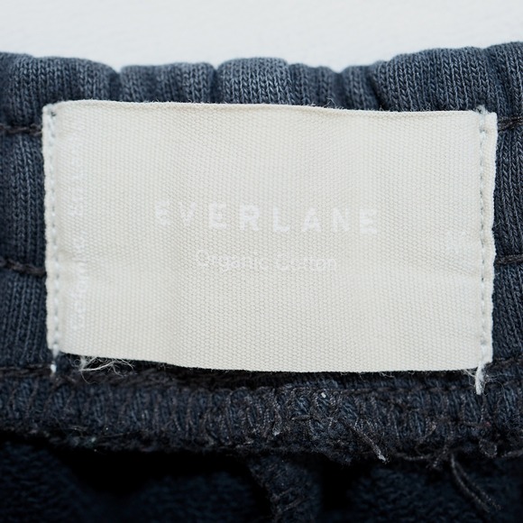 Everlane Sweatpants Organic Cotton *Flawed Joggers Black Womens Size M - Picture 2 of 12
